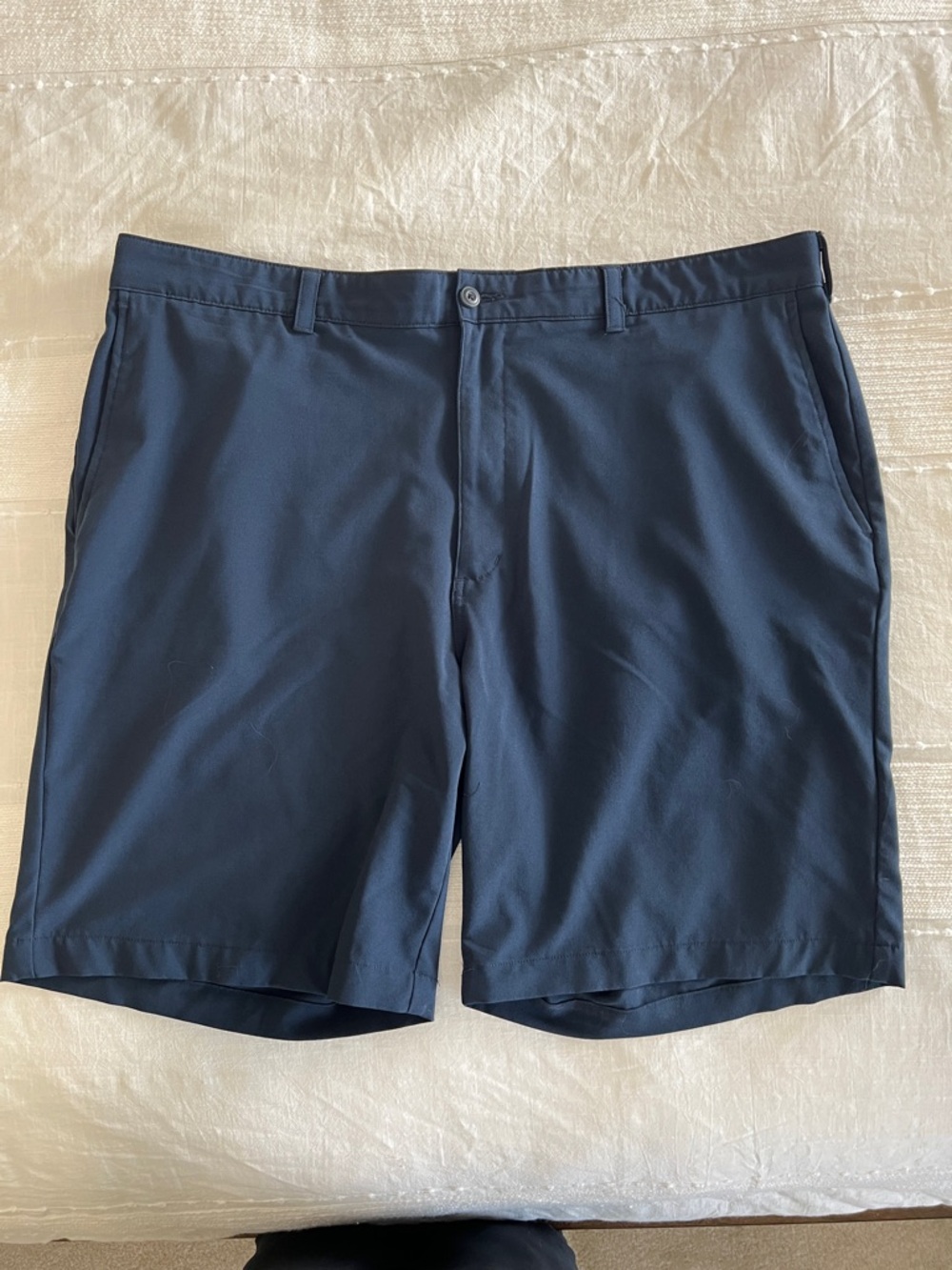 Hogan Men's Navy Flat-Front Shorts